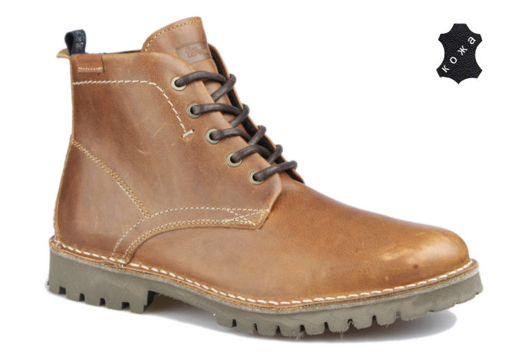 Зимние мужские ботинки Wrangler Grinder Line Grinder KYF Boot Fur WM142093/F-64 коричневые