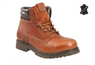 Зимние мужские ботинки Wrangler Creek WM122504/K-64 рыже-коричневые