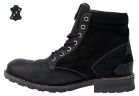 Кожаные мужские ботинки Wrangler Massive WM132050-62 черные