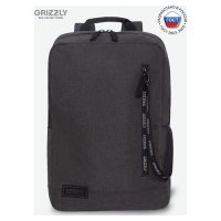 Рюкзак городской GRIZZLY с одним отделением RQL-313-1/1 черный