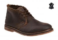 Зимние мужские ботинки Wrangler Hammer Desert Fur WM122055/O-30 темно-коричневые