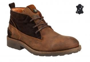 Мужские кожаные ботинки Wrangler Massive Desert WM122052-150 шоколадно-коричневые