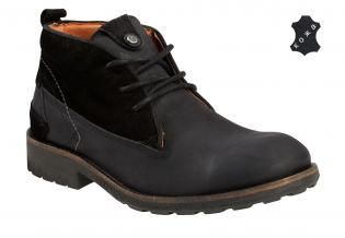 Мужские кожаные ботинки Wrangler Massive Desert WM122052-62 черные