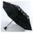 Зонт женский Magic Rain 7219-1909 с проявляющимся рисунком, Цветы, черный