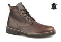 Зимние мужские ботинки Wrangler Grinder Line Grinder KYF Boot Fur WM142093/F-30 темно-коричневые