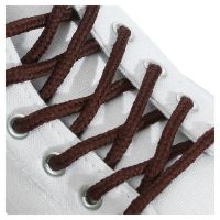 Шнурки Kaps круглые вощёные средние коричневые 90 см (на 10-12 отверстий) 216090/24