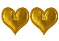Аксессуары для кед крылья усы Beverly Gold Foil Clip 13104 золотые