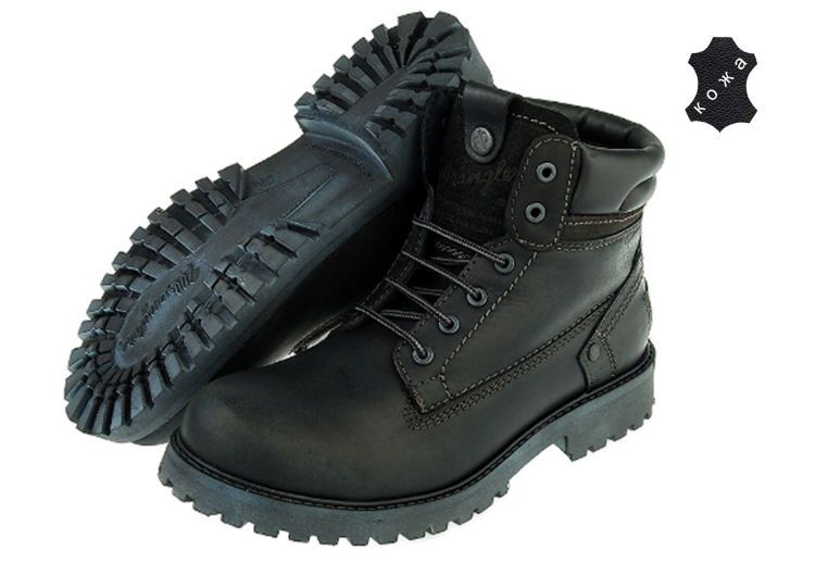 Зимние мужские ботинки Wrangler Yuma Creek WM112504/F-62 черные