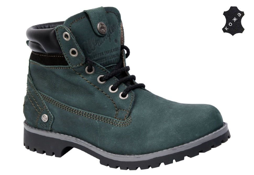 Зимние женские ботинки Wrangler Creek WL132660/F-33 зеленые купить по цене  5 200 руб. в магазине