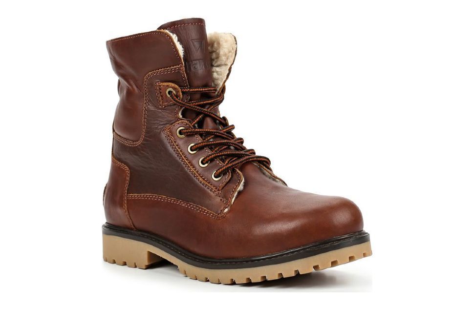 Зимние мужские ботинки Wrangler Aviator WM182960-230 коричневые купить поцене 11 200 руб. в магазине