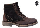 Кожаные мужские ботинки Wrangler Massive WM132050-150 шоколадные
