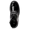 Ботинки женские Wrangler Piccadilly Mid Patent Fur S Wl02660-062 кожаные черные