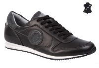 Кожаные мужские кроссовки Wrangler Sly Leather WM132003/B-62 черные