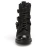 Ботинки женские Wrangler Vail Stripes Wl92553-062 кожаные высокие черные