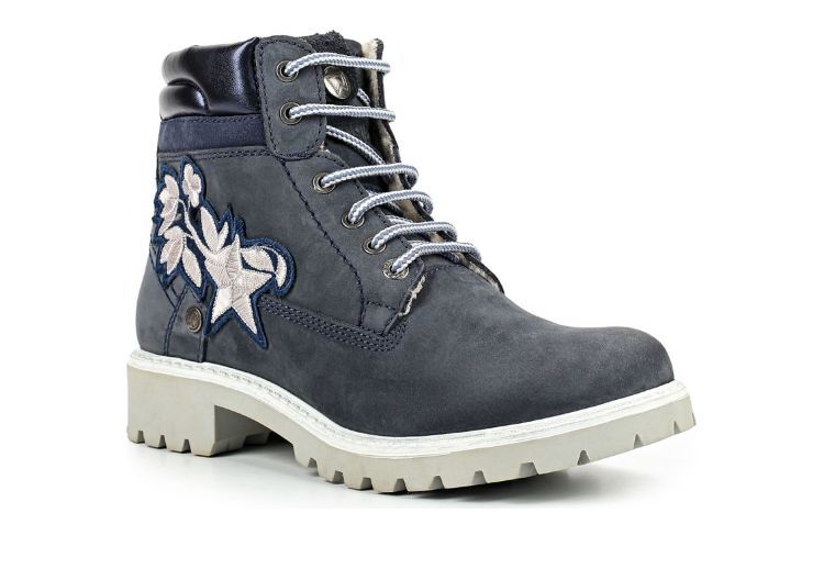 Зимние женские ботинки Wrangler Creek Patch Fur S WL182517-118 синие