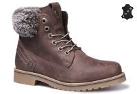 Зимние женские ботинки Wrangler Creek Alaska WL162703M-30 коричневые
