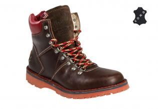 Зимние мужские ботинки Wrangler Rockson Mountain WM122032-30 темно-коричневые