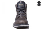 Кожаные мужские ботинки Wrangler Miwouk WM162015-96 серые